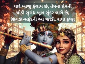 100+ રાધા કૃષ્ણ લવ કોટ્સ ગુજરાતી Radha Krishna Love Quotes in Gujarati Text | Shayari